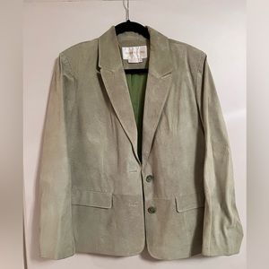 Margaret Godfrey Brushed Leather Blazer